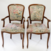Vintage stoelen bloemenprint - set van 2